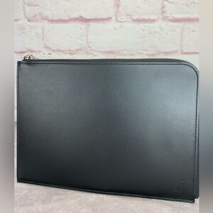Louis Vuitton Black Pochette Jules Nomad Clutch Case Calf Noir NEW